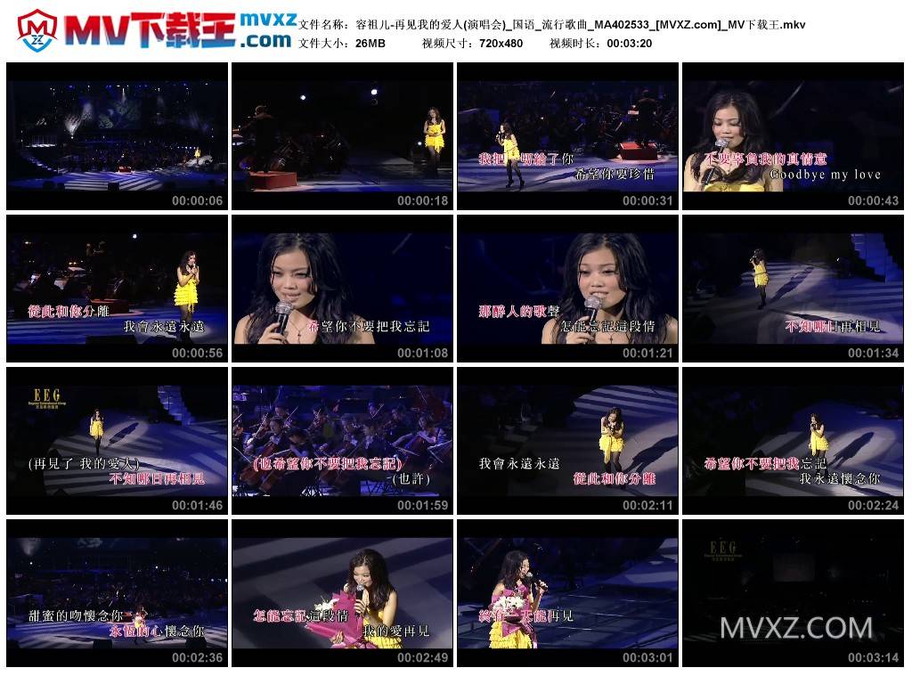 容祖儿-再见我的爱人(演唱会)_国语_流行歌曲_MA402533